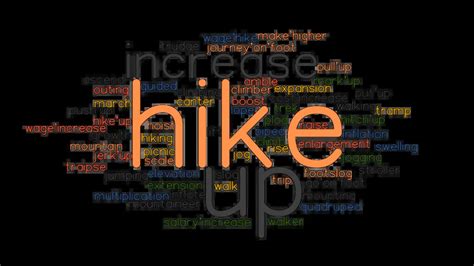 recalling events of the past word hike|HIKE Synonyms: 112 Similar and Opposite Words .
